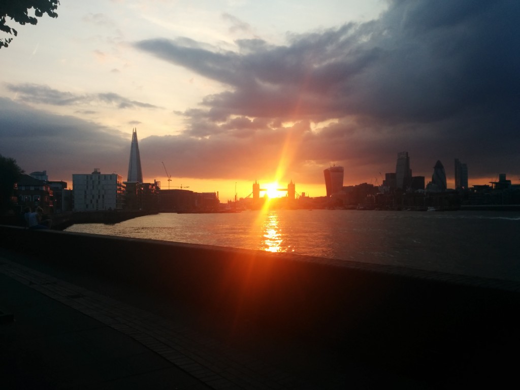 Thames sunset